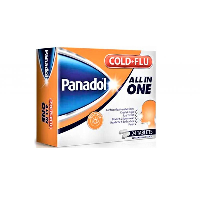 PANADOL COLD&amp;FLU  ALL IN ONE 24 TAB