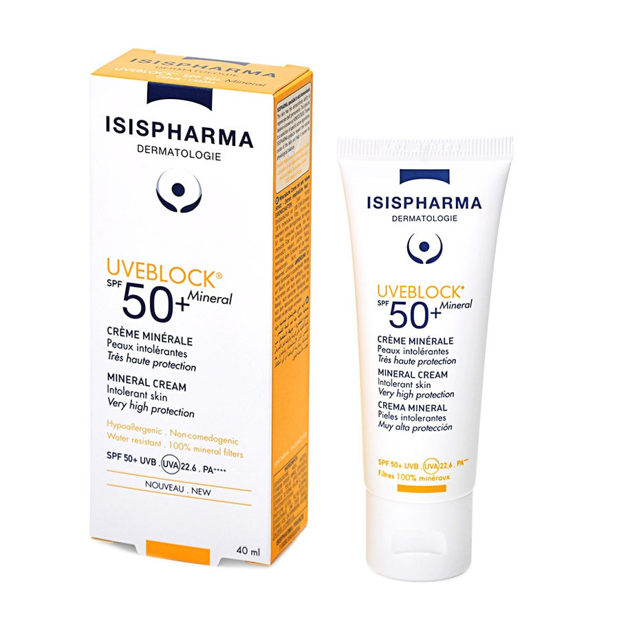 ISISPHARMA Uveblock Spf50+Mineral Cream 40 Ml