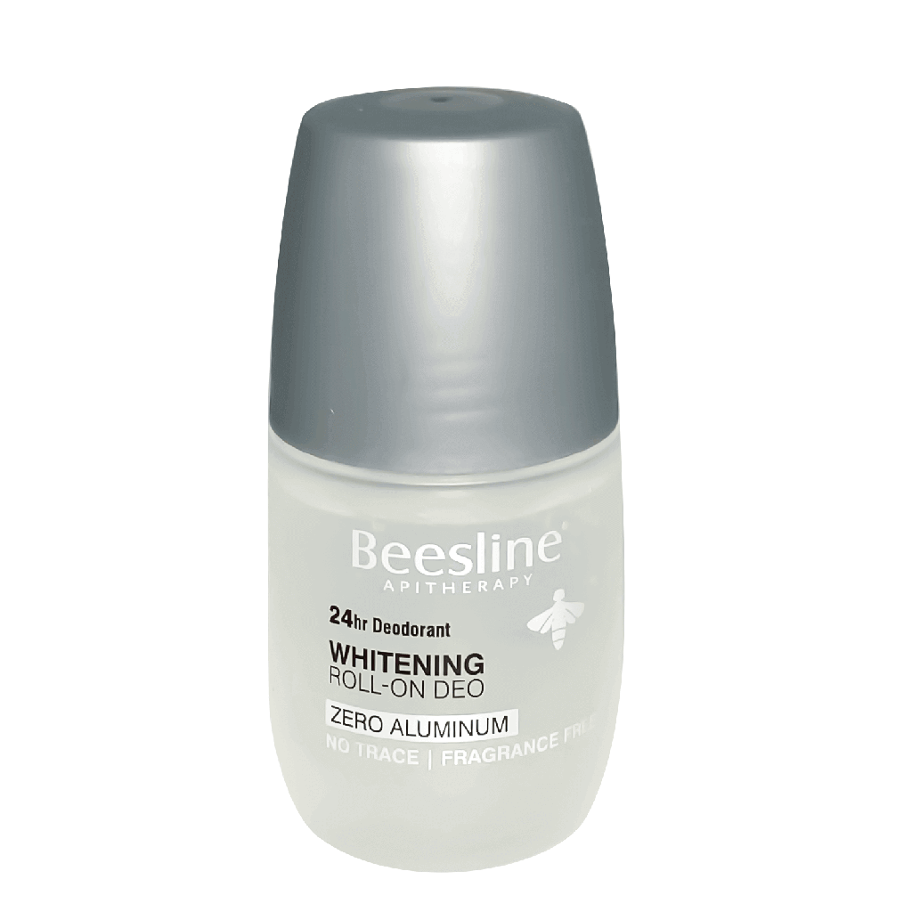 BEESLINE WHITENING ZERO ALUMINUM DEO ROLL ON 24HR 50ML 6977