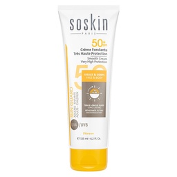 [G02672] كريم واقي من الشمس SOSKIN SPF50+ للكبار والأطفال 125 مل