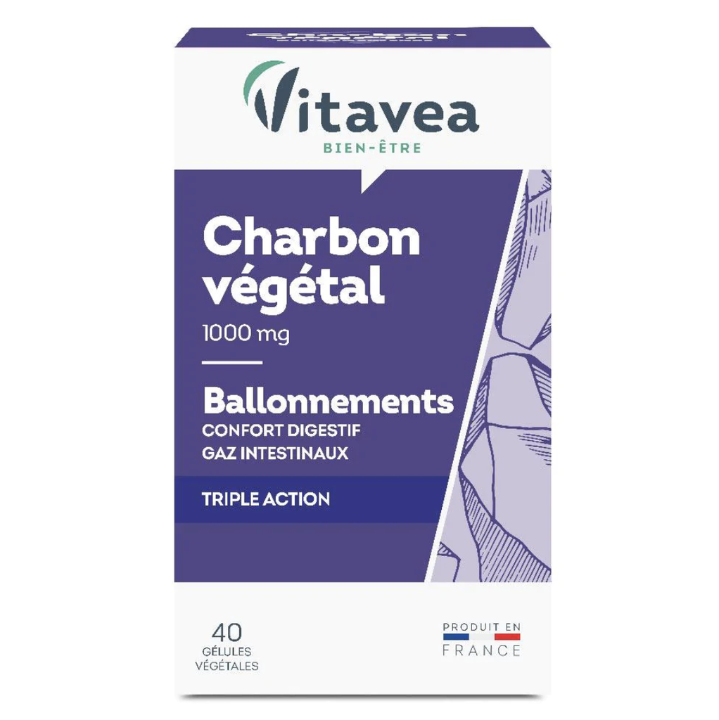 Vitarmonyl Charbon Vegetal Active 1000 Mg 40 Caps