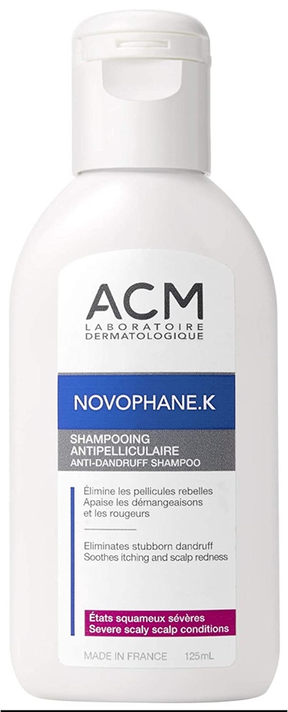 ACM NOVOPHANE.K ANTI-DANDRUFF SHAMPOO 125ML N0040
