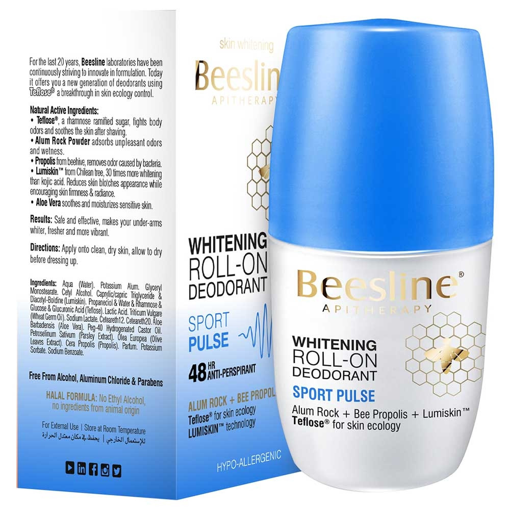 BEESLINE WHITE.DEO.ROLL ON SPORT PULSE 50 ML 5997