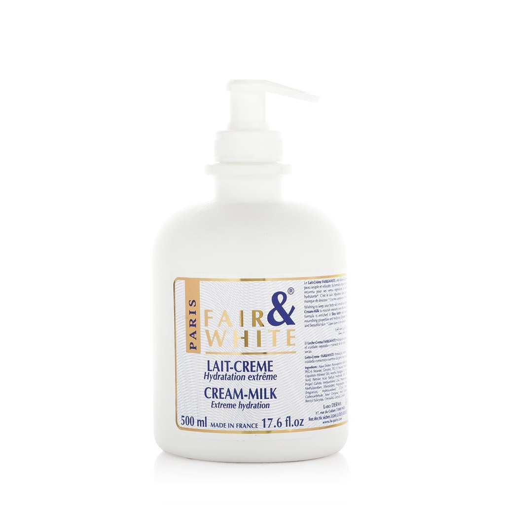 حليب مرطب للجسم فير أند وايت 500 مل