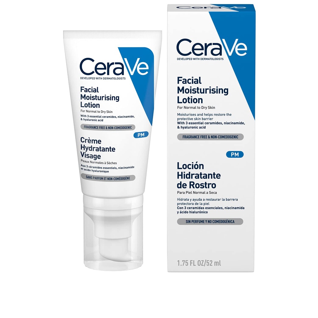 CERAVE FACIAL MOIST LOTION [PM] 52ML 84469