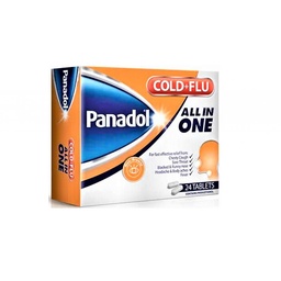 [G08716] PANADOL COLD&amp;FLU  ALL IN ONE 24 TAB